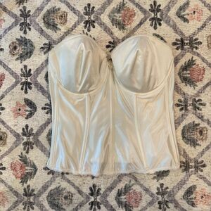 Va Bien Ivory Corset Top